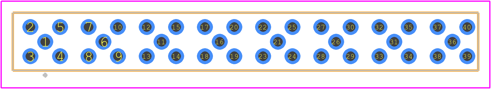 GRF1-J-P-08-E-ST-TH1 - SAMTEC PCB footprint - Other - Other - GRF1-J-P-08-E-ST-TH1-1