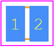 KRL2012E-C-R020-F - Susumu PCB footprint - Resistor Chip - Resistor Chip - KRL2012 (0805)