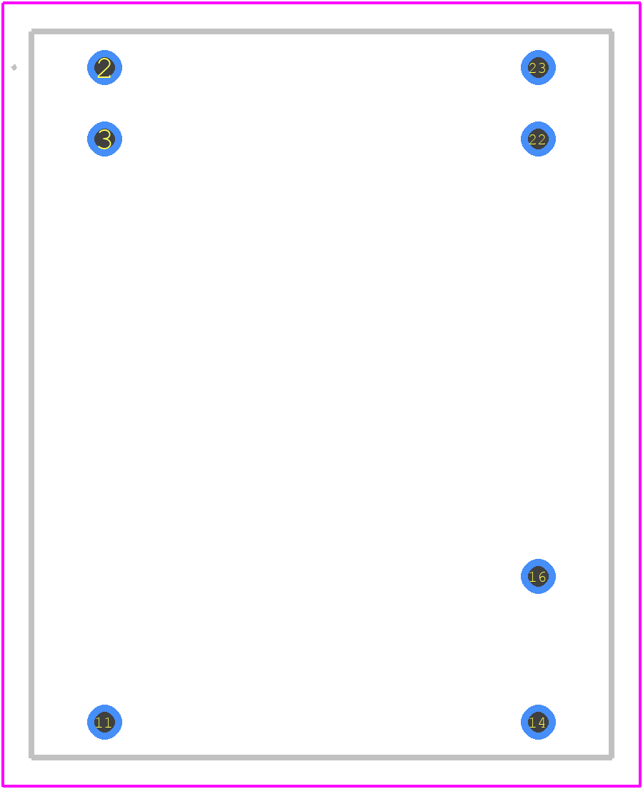 JCA0405S12 - XP POWER PCB footprint - Other - Other - JCA0405S12-1