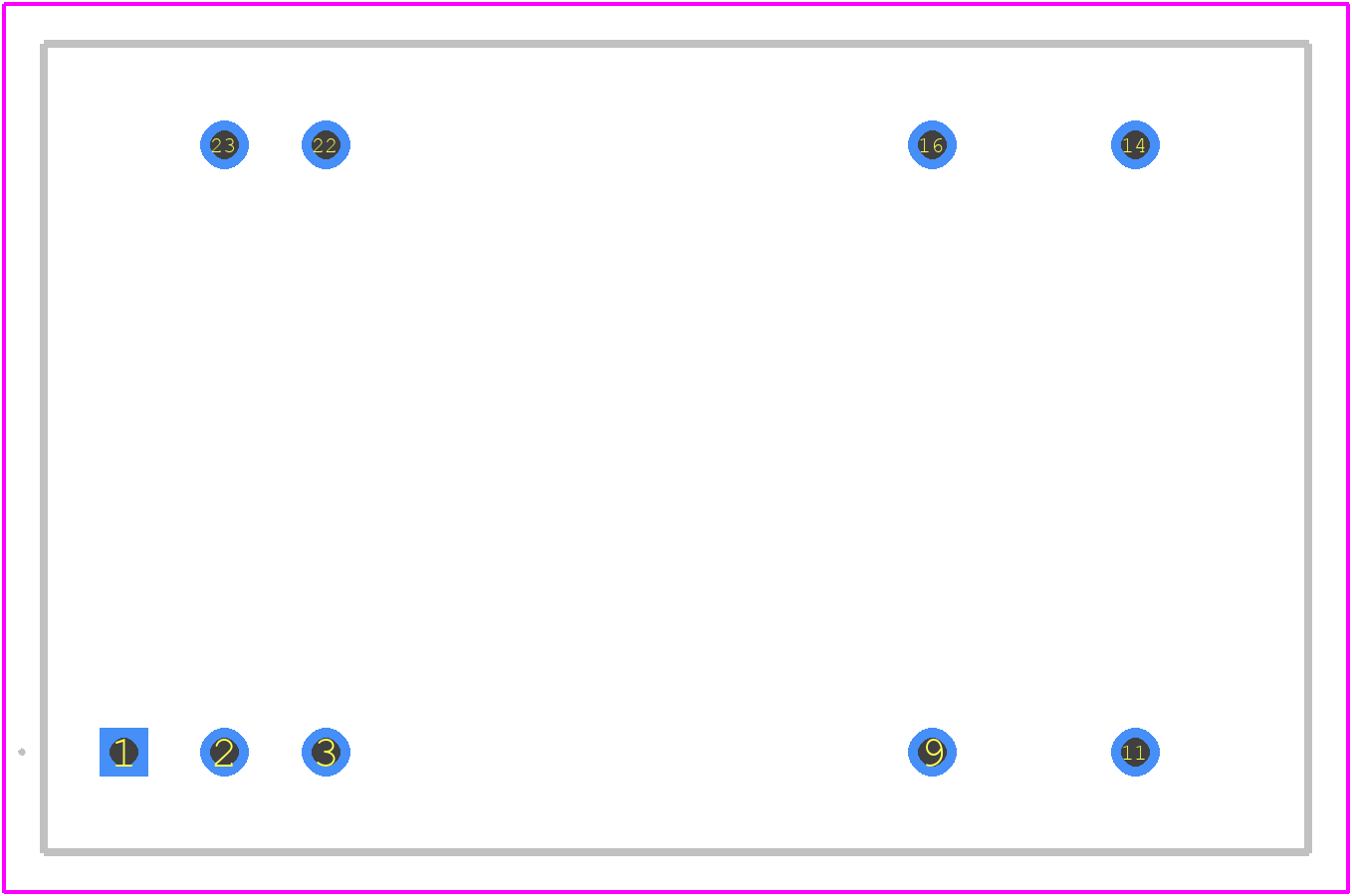 JCG1524D15 - XP POWER PCB footprint - Other - Other - 24 pin DIL 
