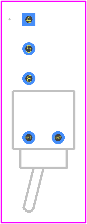 G13AV - NKK Switches PCB footprint - Other - Other - G13AV-1