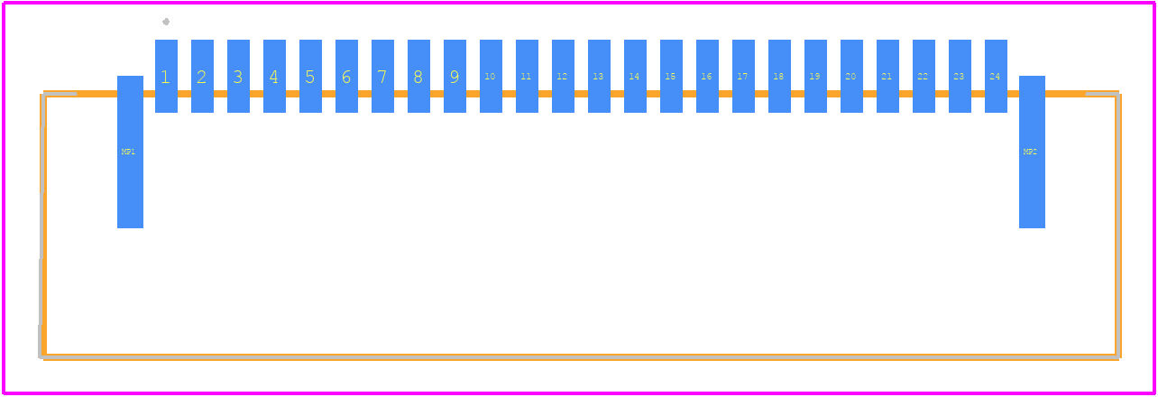 SFW24R-1STE9LF - Amphenol PCB footprint - Other - Other - SFW24R-1STE9LF-2
