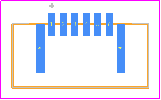 SFW6R-2STE9LF - Amphenol PCB footprint - Other - Other - SFW6R-2STE9LF-2