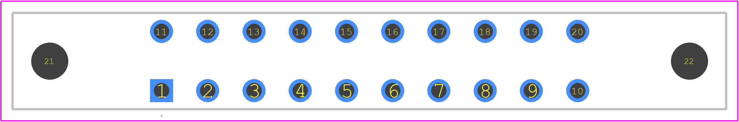 EBM10DRXH - Sullins PCB footprint - Other - Other - EBM10DRXH-2