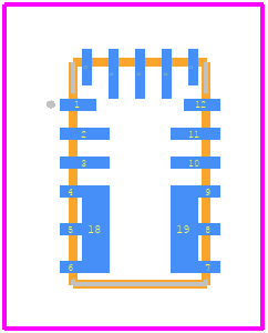 MPM3510AGQV-P - Monolithic Power Systems (MPS) PCB footprint - Other - Other - QFN-19 (3mm x 5mm x 1.6mm)