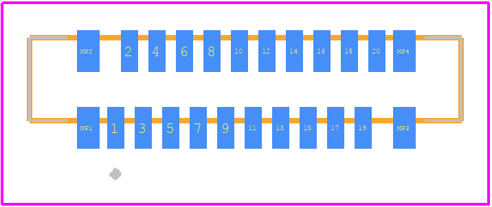 52559-2033 - Molex PCB footprint - Other - Other - 52559-2033-1