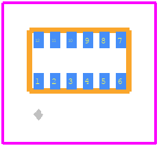 TMF8801-1B - ams OSRAM PCB footprint - Other - Other - TMF8801-1B-2