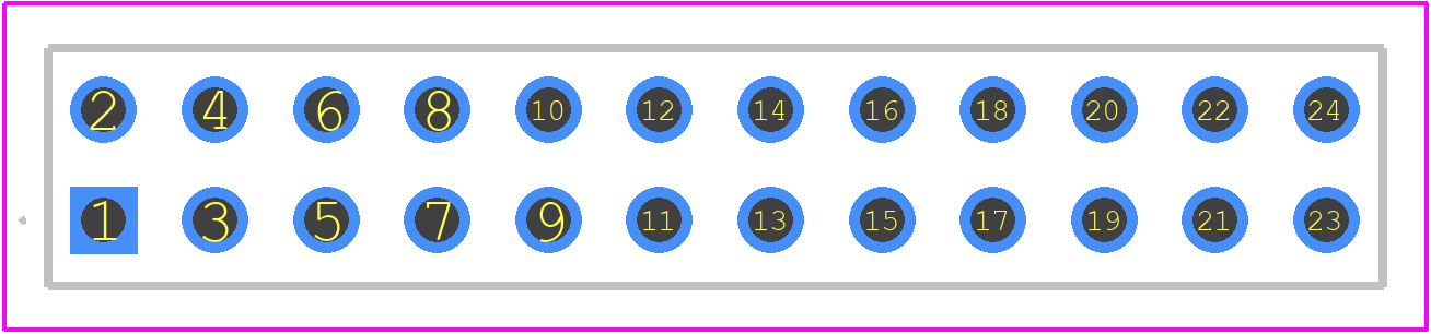 929710-06-12 - 3M PCB footprint - Other - Other - 929710-06-12-2