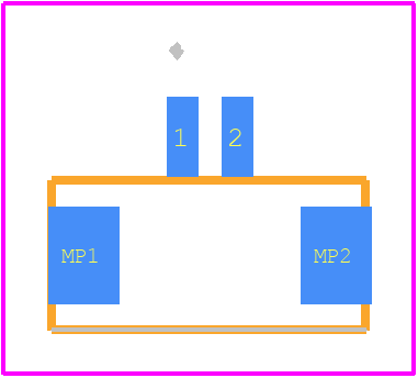 DF13C-2P-1.25V(51) - Hirose PCB footprint - Other - Other - DF13C-2P-1.25V(51)-2