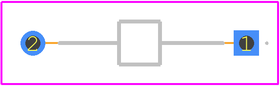 HLMP-6000-E001S - Avago Technologies PCB footprint - Other - Other - 2.08mm L x 2.21mm W