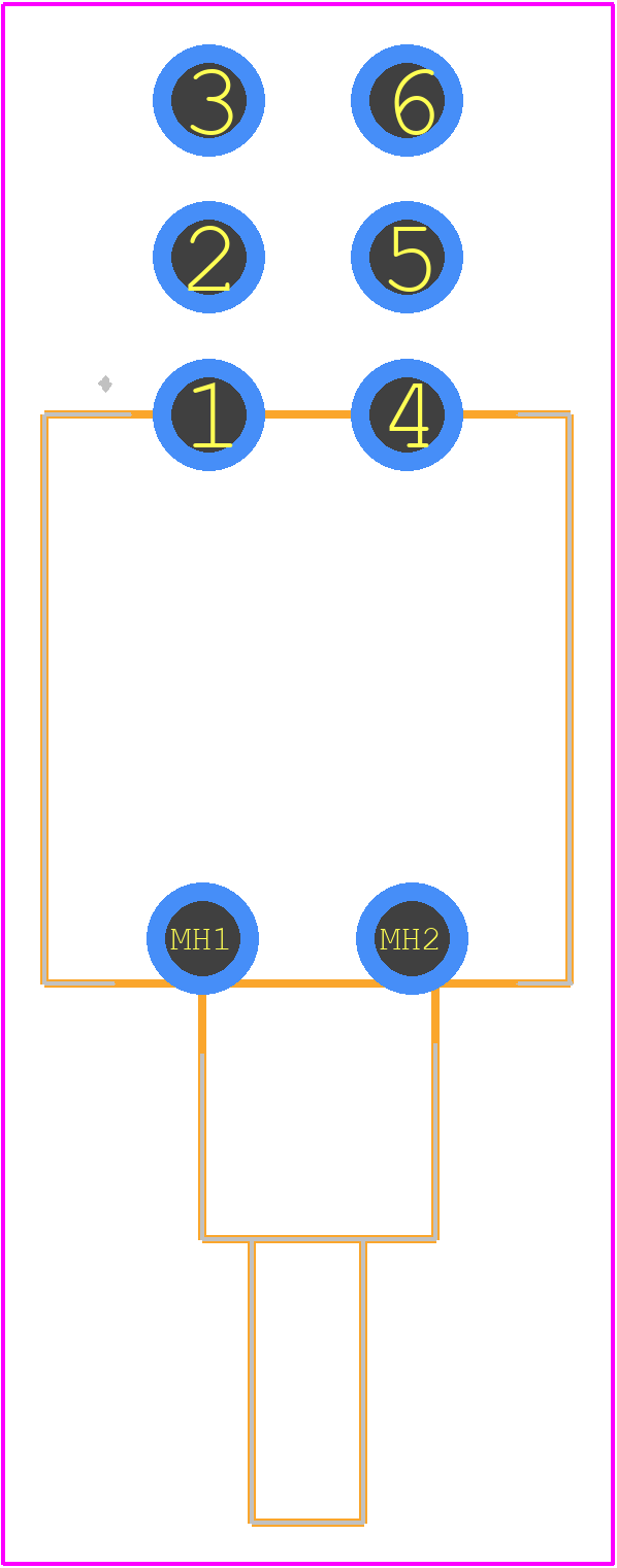 M2022SS1W40 - NKK Switches PCB footprint - Other - Other - M2022SS1W40-2