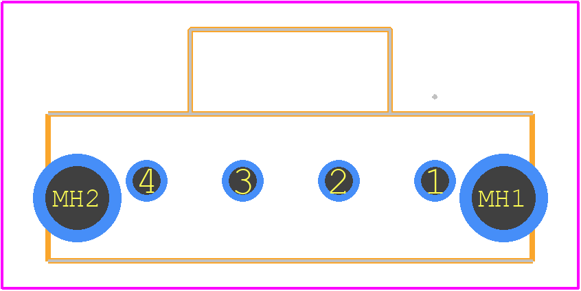 1722871104 - Molex PCB footprint - Other - Other - 1722871104-1
