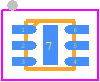 MIC5528-3.3YMT-T5 - Microchip PCB footprint - Small Outline No-lead - Small Outline No-lead - MIC5528-3.3YMT-T5   6pin