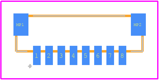 1734595-8 - TE Connectivity PCB footprint - Other - Other - 1734595-8-1