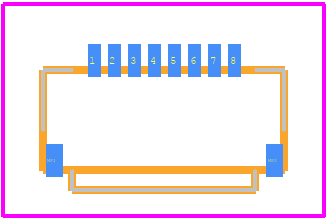 FH19C-8S-0.5SH(99) - Hirose PCB footprint - Other - Other - FH19C-8S-0.5SH(99)-3