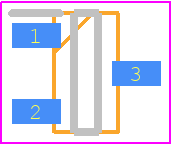 LR2010B-T50 - LR PCB footprint - SOT23 (3-Pin) - SOT23 (3-Pin) - SOT23_3