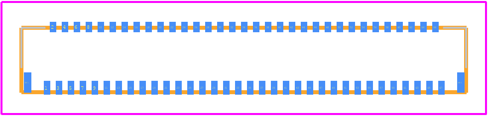 FH39A-67S-0.3SHW(99) - Hirose PCB footprint - Other - Other - FH39A-67S-0.3SHW(99)-1