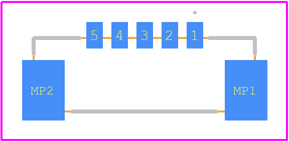 53398-0590 - Molex PCB footprint - Other - Other - 53398-0590-5