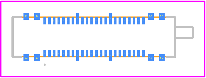 DF40GL-44DS-0.4V(58) - Hirose PCB footprint - Other - Other - DF40GL-44DS-0.4V(58)-1