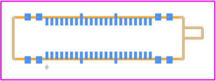 DF40GL-44DS-0.4V(51) - Hirose PCB footprint - Other - Other - DF40GL-44DS-0.4V(51)-1