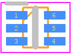 CG2179M2-C4 - CEL PCB footprint - SOT23 (6-Pin) - SOT23 (6-Pin) - CG2179M2-C4-1