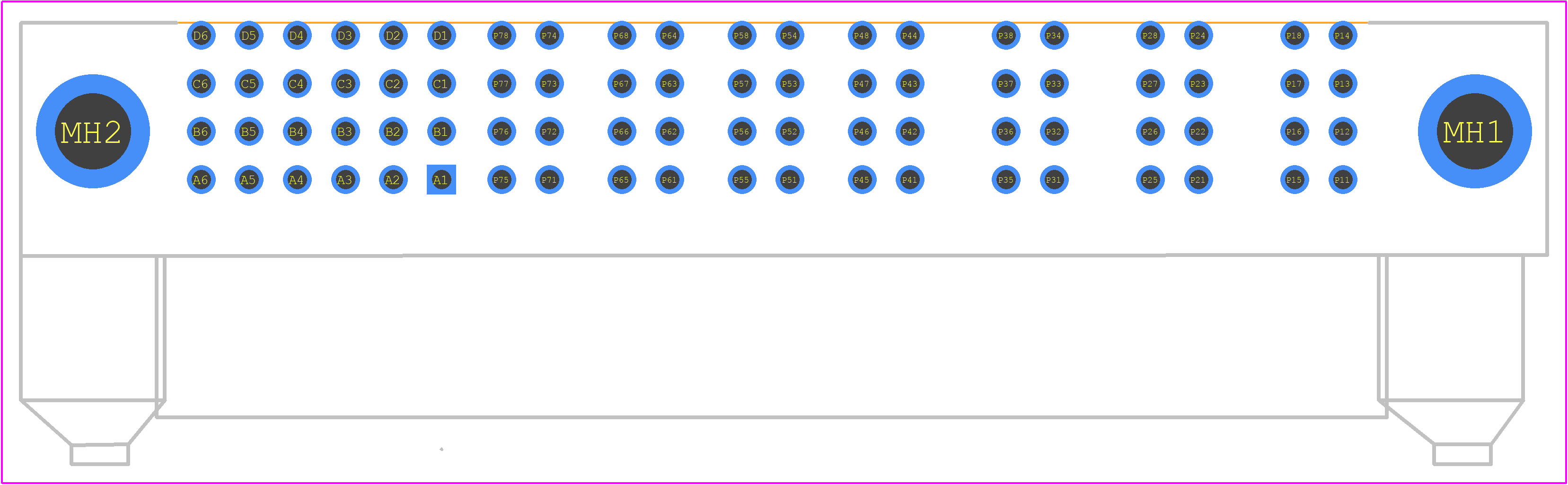 6450572-1 - TE Connectivity PCB footprint - Other - Other - 6450572-1-2
