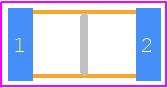 C3216X7R1H475M160AC - TDK PCB footprint - Capacitor Chip Non-polarised - Capacitor Chip Non-polarised - C3216 (160 thickness)