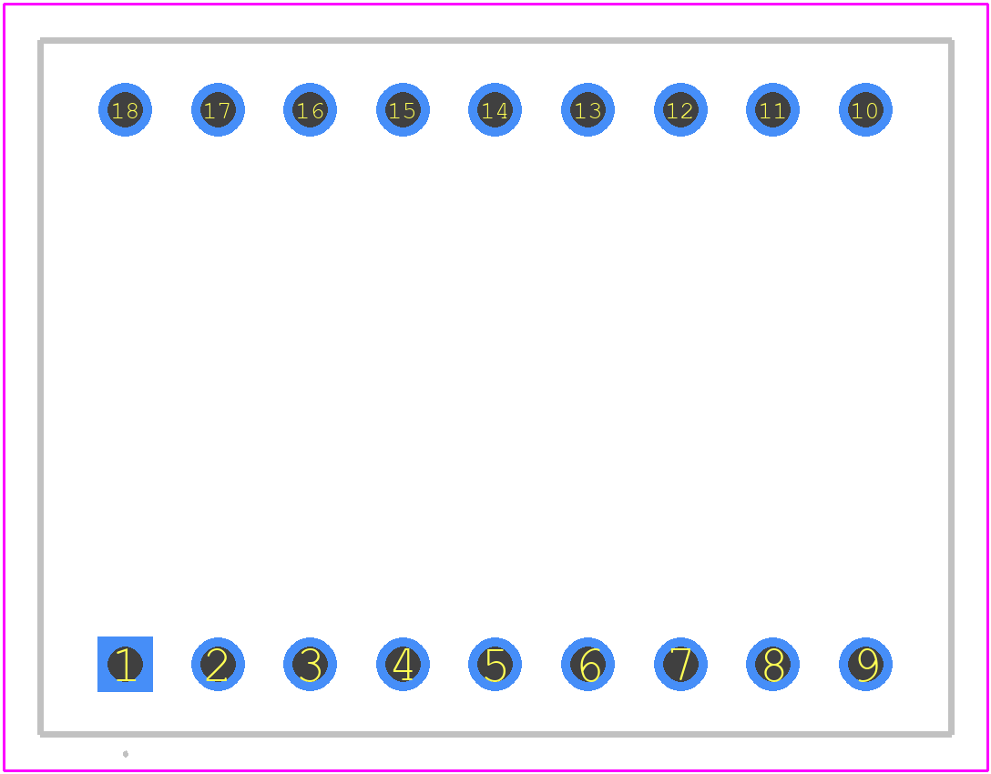 DA56-11YWA - Kingbright PCB footprint - Other - Other - 18-DIP_2025