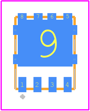 STL115N10F7AG - STMicroelectronics PCB footprint - Other - Other - PowerFLAT™ 5x6 WF type C