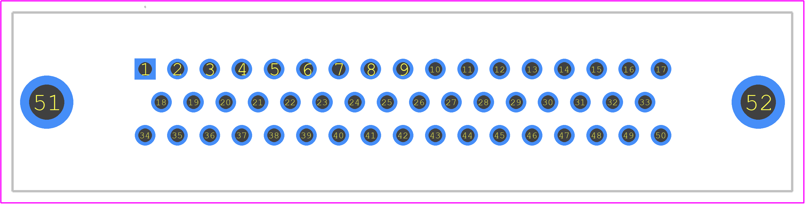 5745414-7 - TE Connectivity PCB footprint - Other - Other - 5745414-7-1