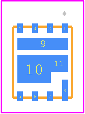 BSG0813NDIATMA1 - Infineon PCB footprint - Other - Other - BSG0813NDIATMA1-3