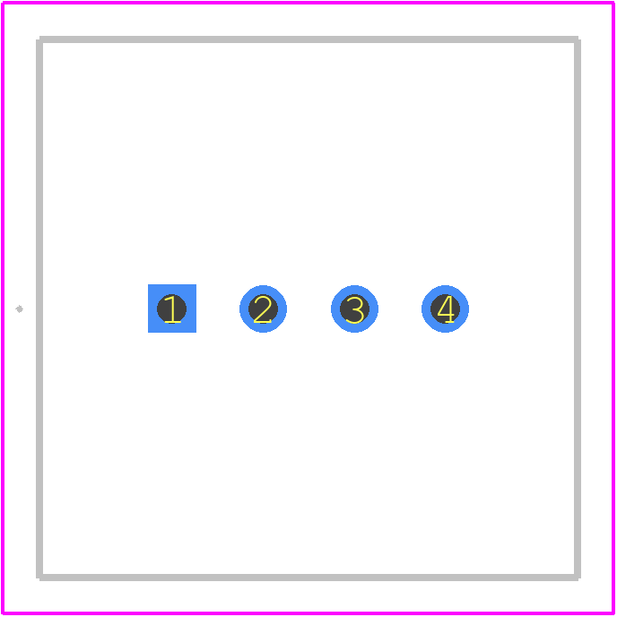 CTHS15CIC04ARROW - Visual Communications Company PCB footprint - Other - Other - 15.0 x 15.0 x 11.0mm