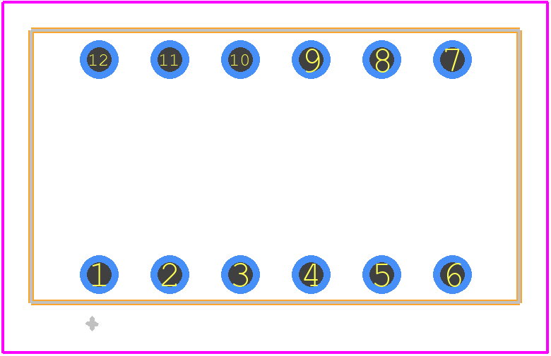 76SB06T - Grayhill PCB footprint - Other - Other - 76SB06T-2