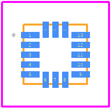 ADXL372BCCZ-RL - Analog Devices PCB footprint - Other - Other - ADXL372BCCZ-RL