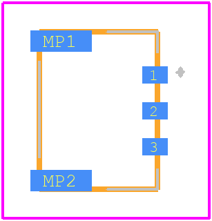 BM03B-ADHKS-GAN-ETB(LF)(SN) - JST (JAPAN SOLDERLESS TERMINALS) PCB footprint - Other - Other - BM03B-ADHKS-GAN-ETB(LF)(SN)-1