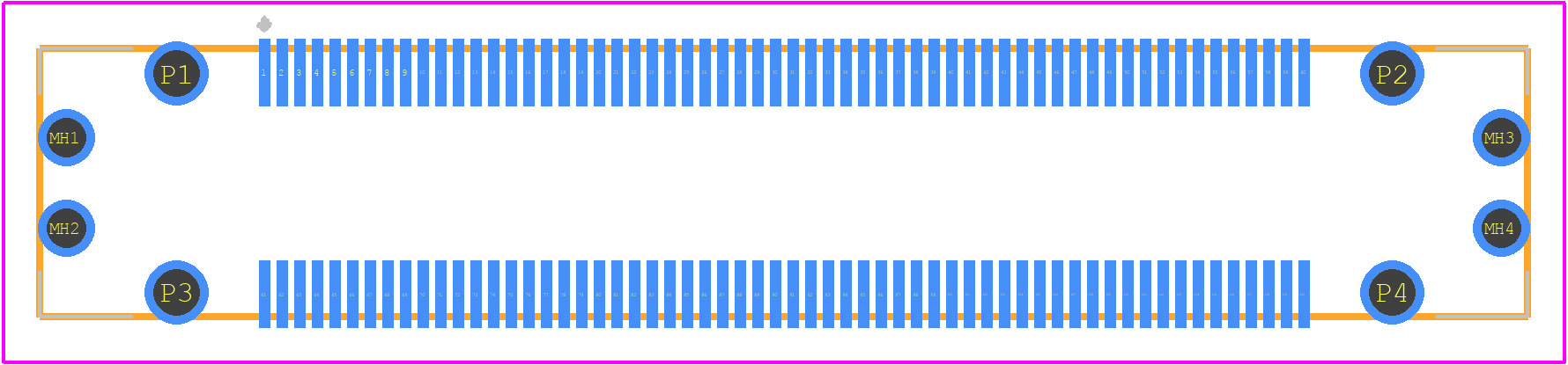 FX23-120S-0.5SV10 - Hirose PCB footprint - Other - Other - FX23-120S-0.5SV10-2