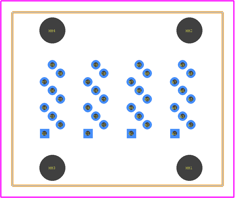 2227595-1 - TE Connectivity PCB footprint - Other - Other - 2227595-1-5