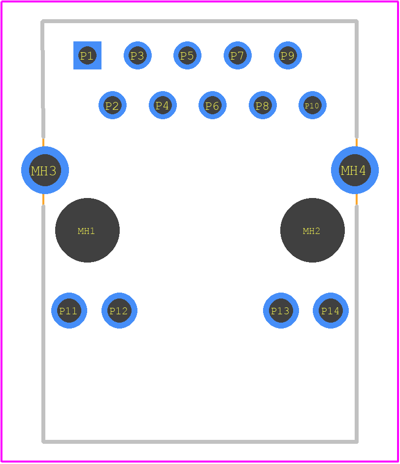 6-2301994-2 - TE Connectivity PCB footprint - Other - Other - 6-2301994-2