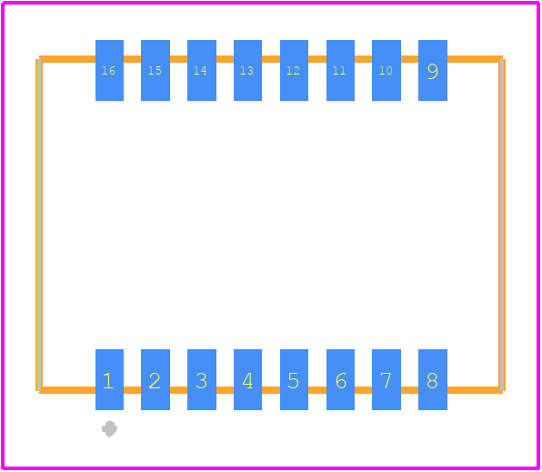 HX1260FNLT - Yageo Group PCB footprint - Other - Other - HX1260FNLT-1