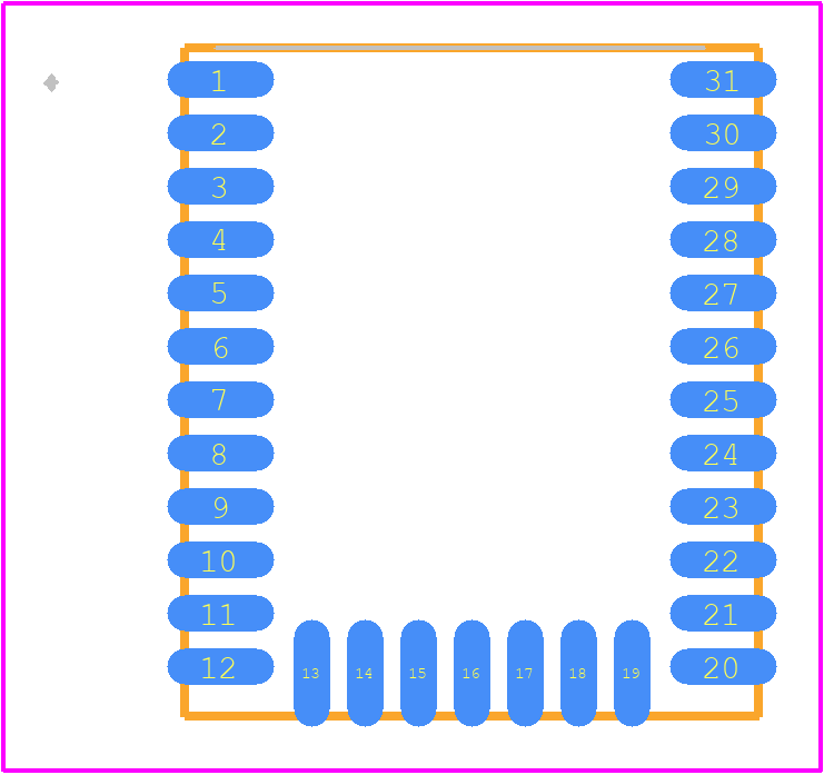 MGM111A256V2R - Silicon Labs PCB footprint - Other - Other - MGM111A256V2R-1