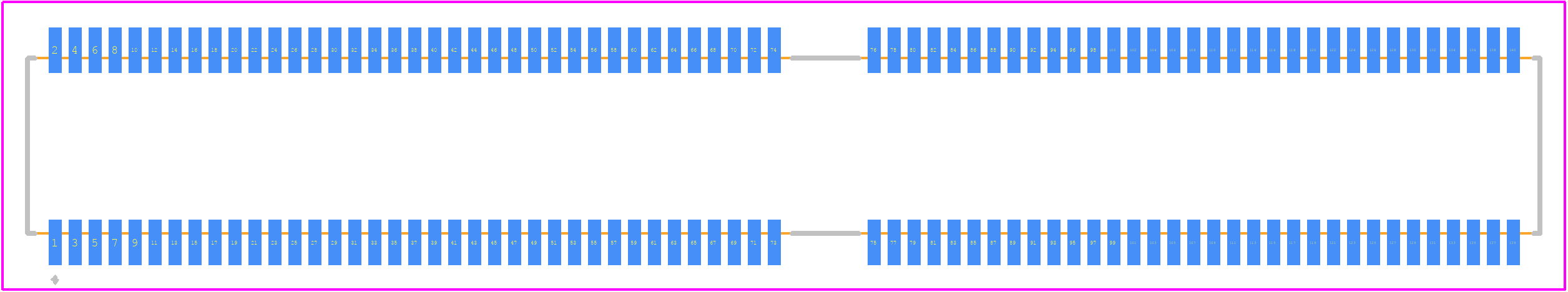 MEC8-170-02-L-DV - SAMTEC PCB footprint - Other - Other - MEC8-170-02-L-DV-2