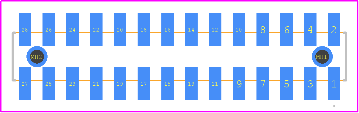 SMM-114-02-S-D-LC - SAMTEC PCB footprint - Other - Other - SMM-114-02-S-D-LC-1