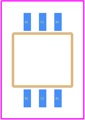 CS-4-22YB - Nidec Copal PCB footprint - Other - Other - CS-4-22YB-1