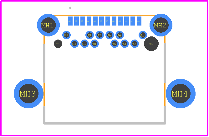 USB4060-30-A - GCT (GLOBAL CONNECTOR TECHNOLOGY) PCB footprint - Other - Other - USB4060-30-A-2