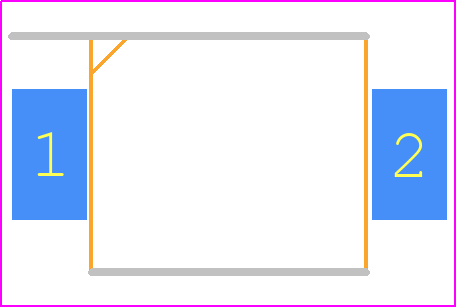 SMCG120A-E3/57T - Vishay PCB footprint - Small Outline Diode - Small Outline Diode - SMCG (DO-215AB)