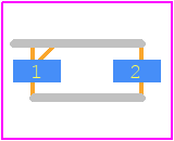 RD3.9S-A - NEC PCB footprint - Small Outline Diode - Small Outline Diode - RD3.9S-A