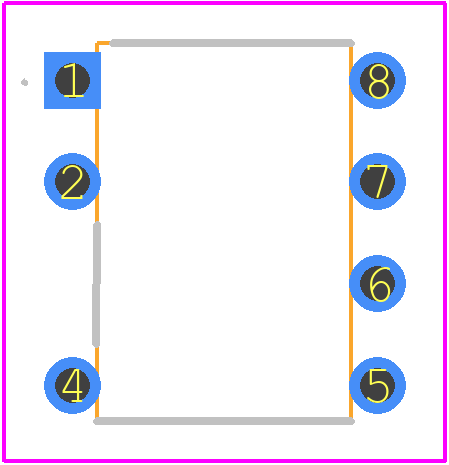 TNY280PG - Power Integrations PCB footprint - Other - Other - PDIP-8C (P Package)_2022_1