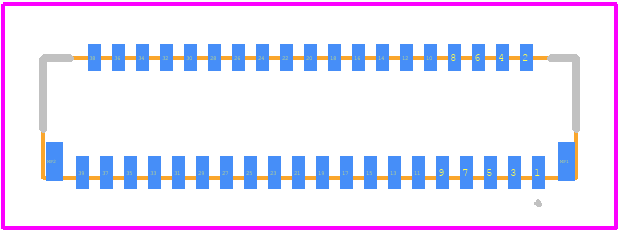 FH35C-39S-0.3SHW(99) - Hirose PCB footprint - Other - Other - FH35C-39S-0.3SHW(99)-2