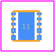 XC9131F05CDR-G - Torex PCB footprint - Other - Other - USP-10B_2021