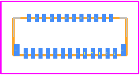 FH35C-25S-0.3SHW(99) - Hirose PCB footprint - Other - Other - FH35C-25S-0.3SHW(99)-2
